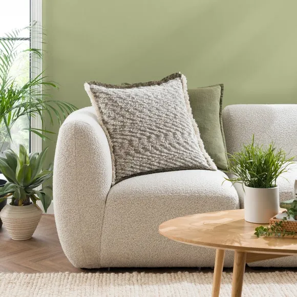 Raw Edge Square Cushion
