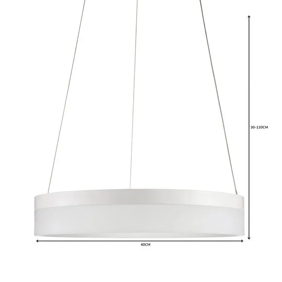 Mickie Integrated LED Hoop Semi Flush Ceiling Light 6