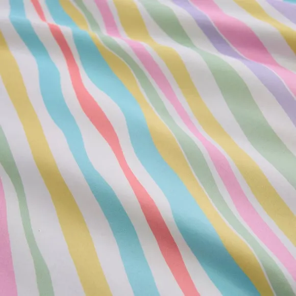 Pastel Stripes Quilt Cover and Pillowcase Set 5