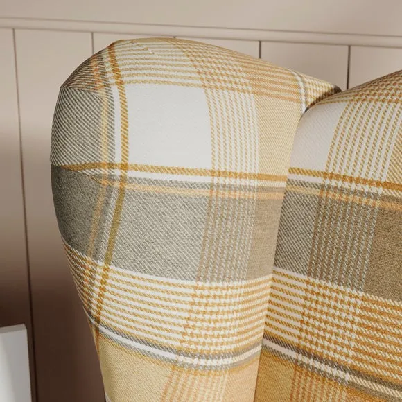 Charnwood Check Occasional Armchair 4