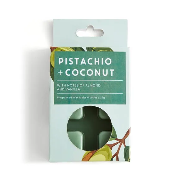Set of 6 Pistachio & Coconut Wax Melts 3