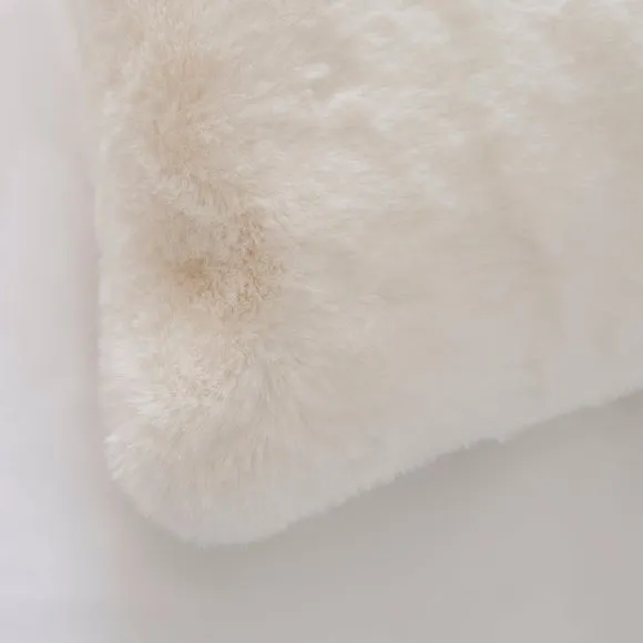 Dorma Purity Faux Fur Boudoir Cushion 2