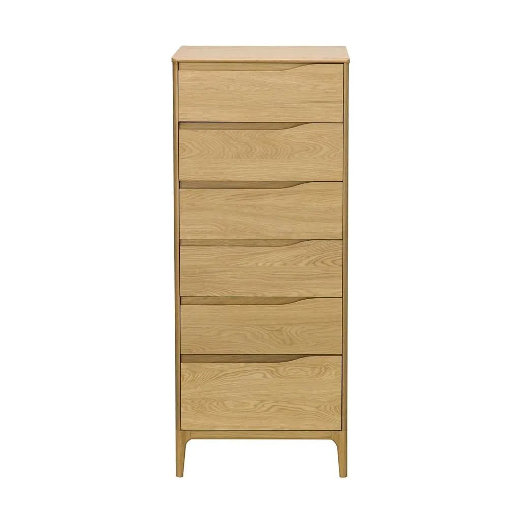 Ercol Rimini 6-Drawer Tall Chest 2
