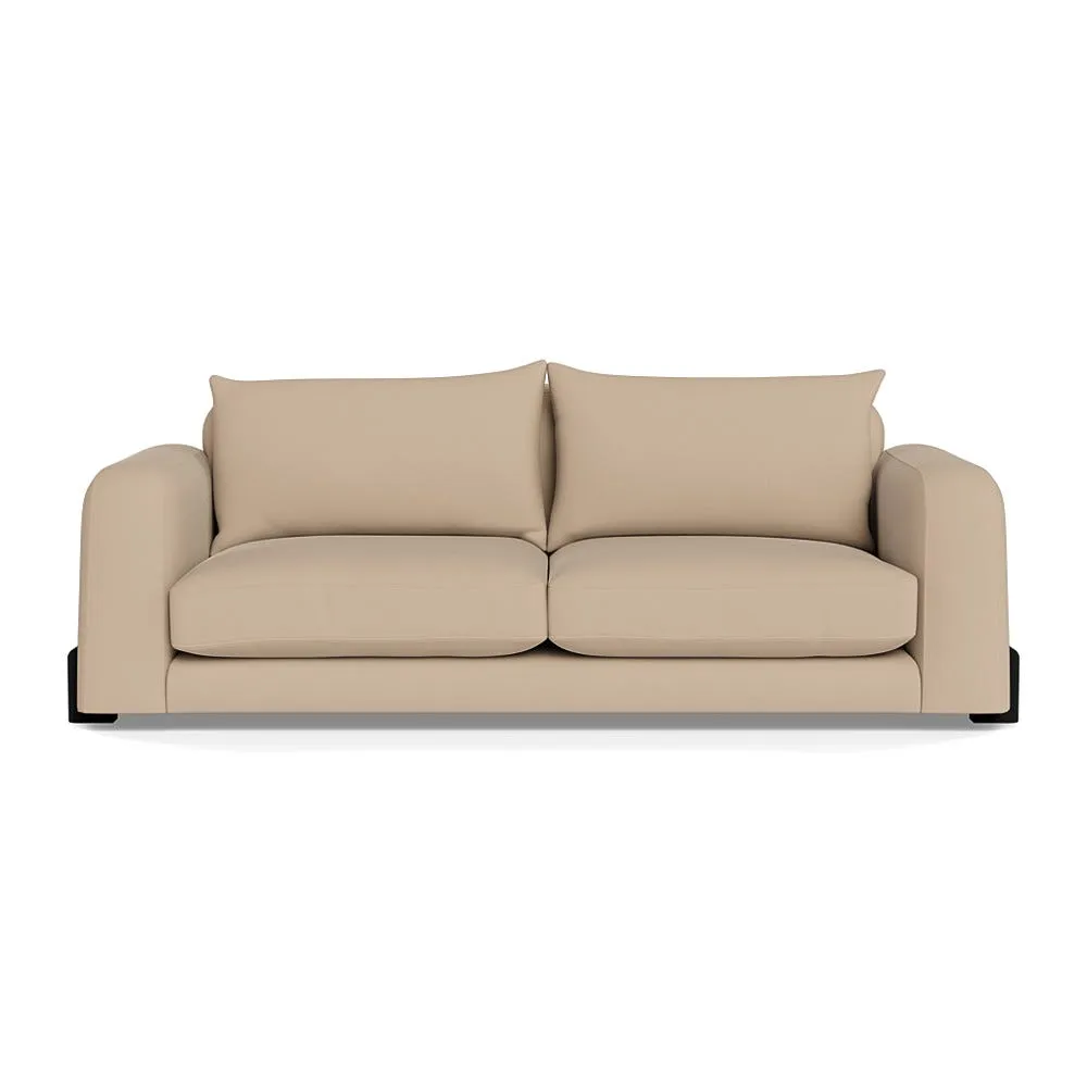Heal's Nuvola 4 Seater Sofa Capelo Linen-Cotton Bamboo Black Beech Feet 1