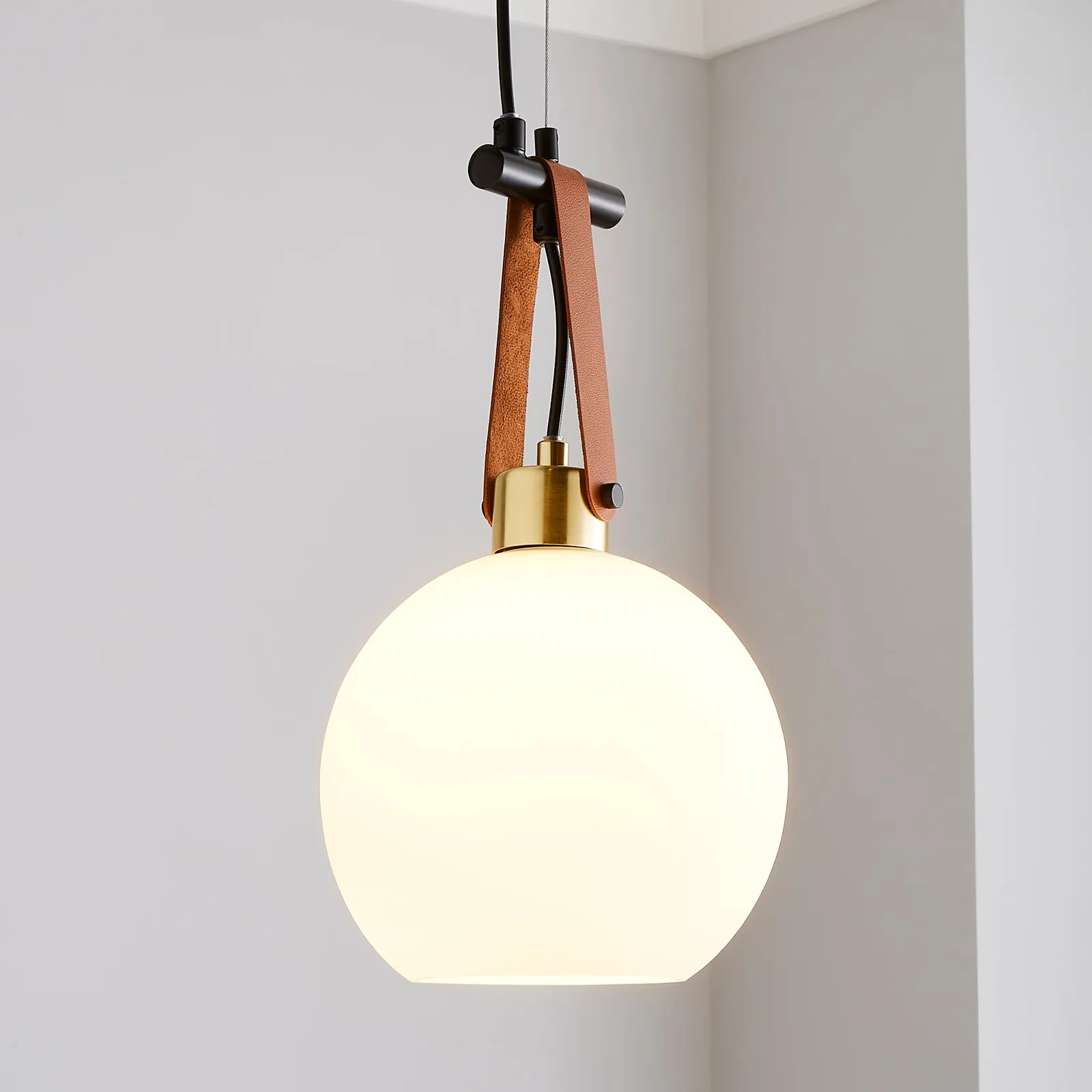 Joan 1 Light Pendant Fitting Black