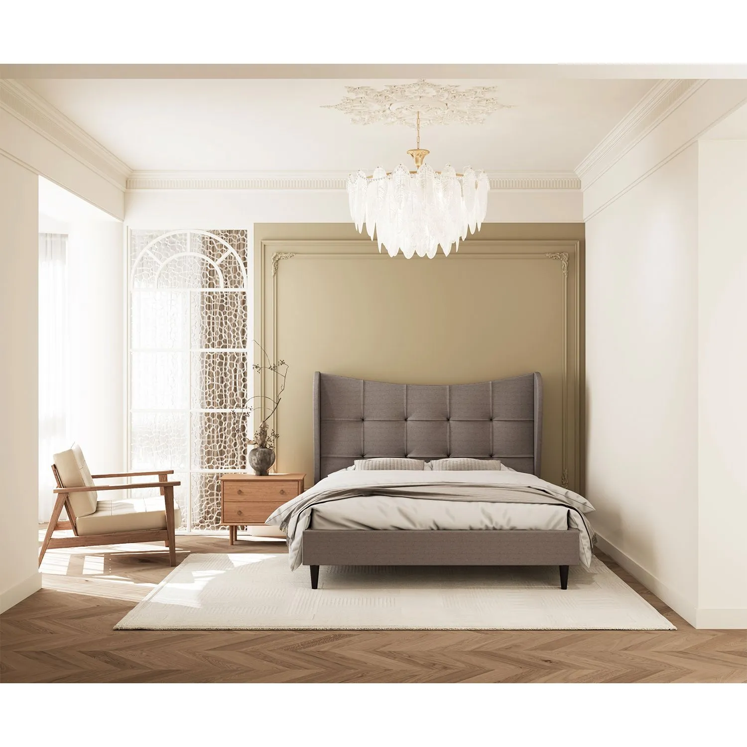 Seconique Verona 5' (King) Bed in Brown 2