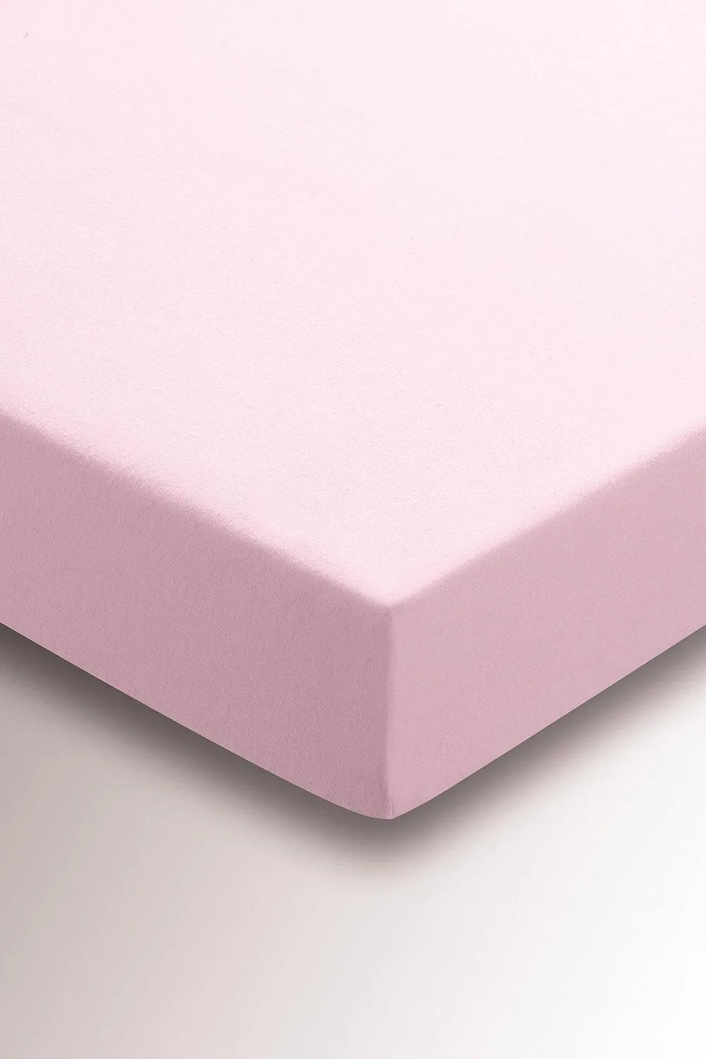 Helena Springfield 'Hs Brushed Cotton' Fitted Sheet in Baby Pink