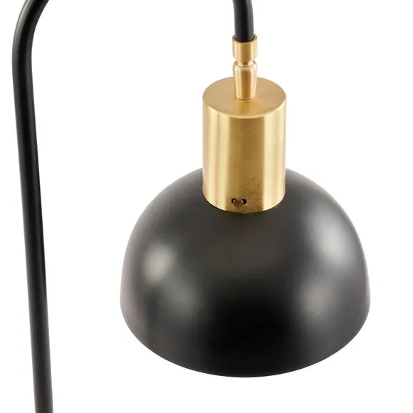 Mayfair Matt Black Domed Task Table Lamp 4
