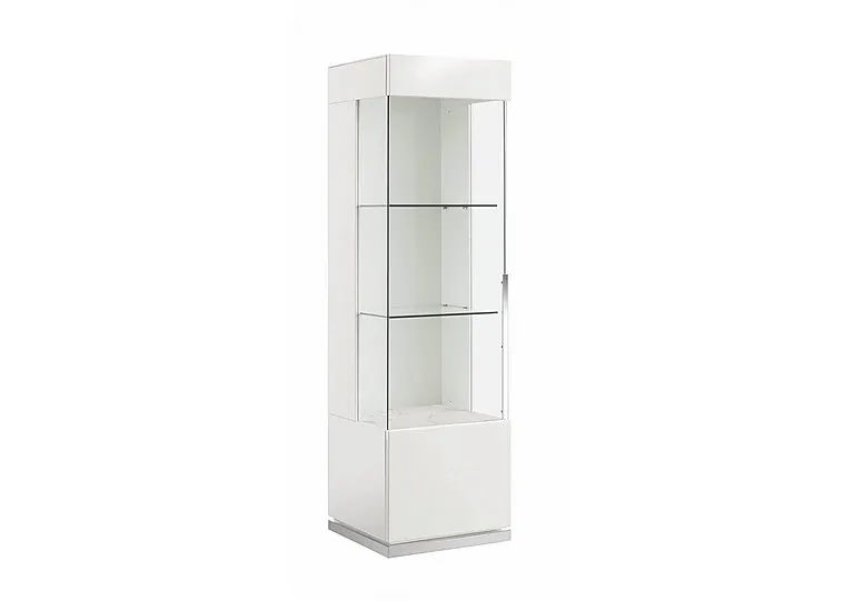 Fascino 1 Door Left Hand Curio Cabinet