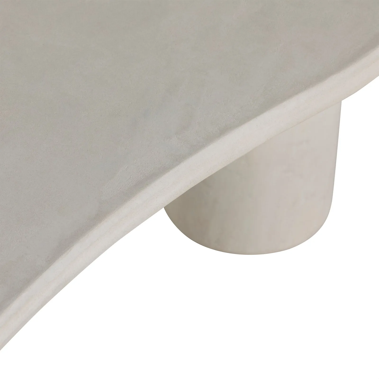 Capella Coffee Table 120X64X35Cm, Round, White Stone | Barker & Stonehouse 4