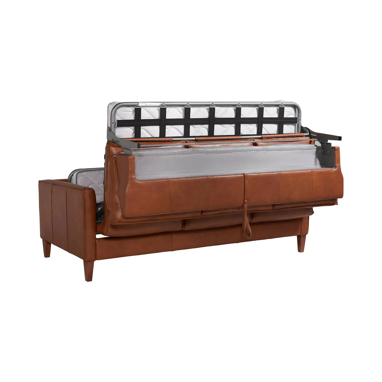 Bennett Sofa Bedbed, Brown Leather | Barker & Stonehouse 5