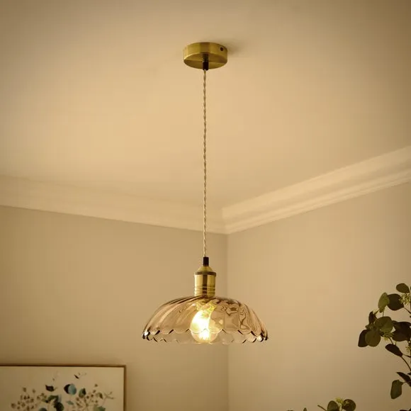 Lucille Gold Adjustable Pendant Light 2