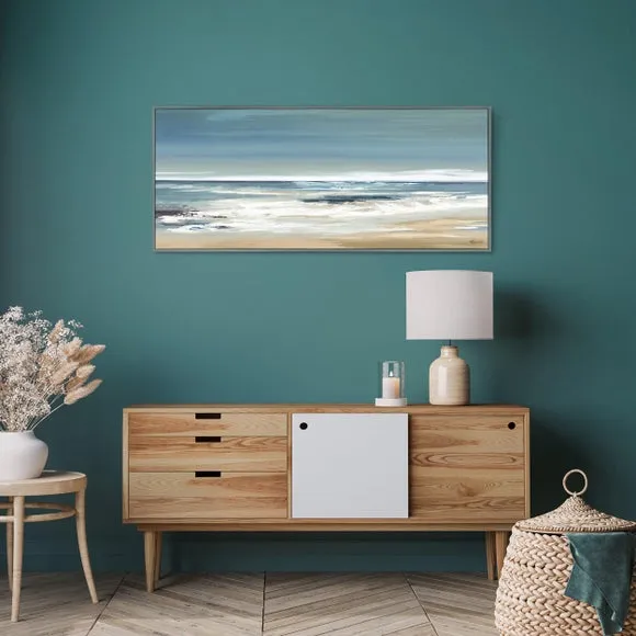 Along the Coastline by Valeria Mravyan Framed Canvas