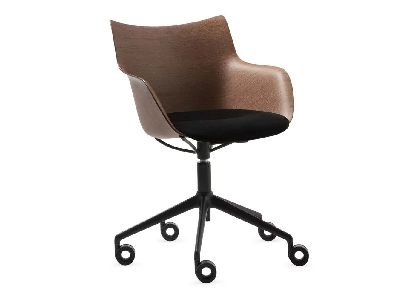 Kartell Q Wood 3D Swivel Chair