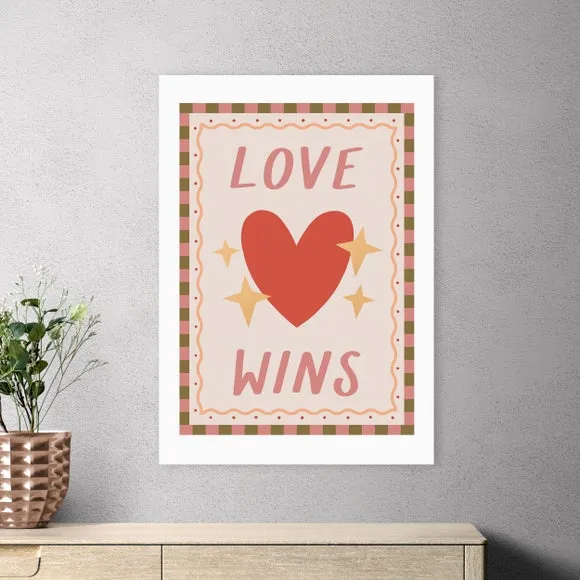 East End Prints Love Wins by Kid of the Village 1