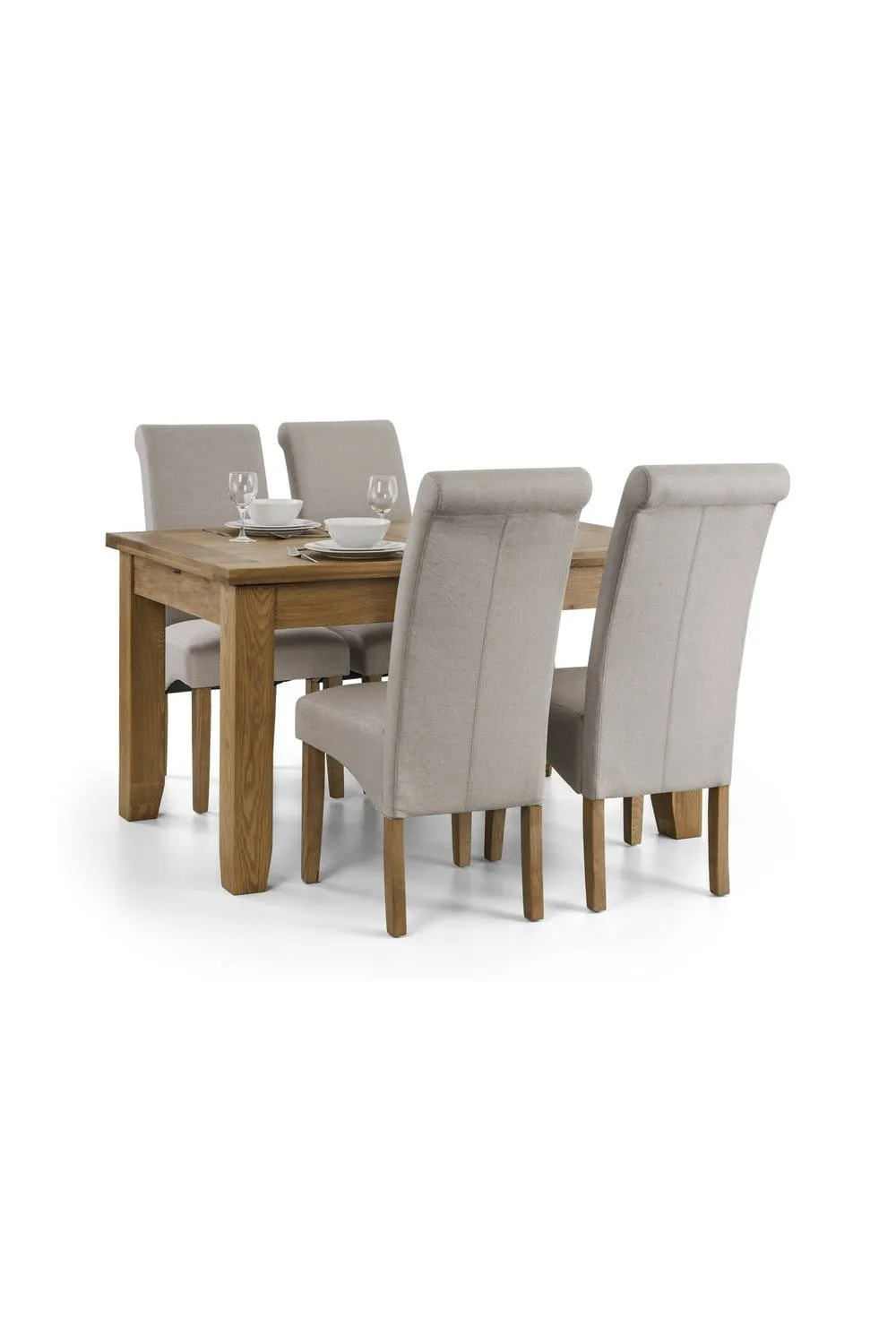 Julian Bowen Rio Upholstered Dining Chair (Set of 2) in Grey 3