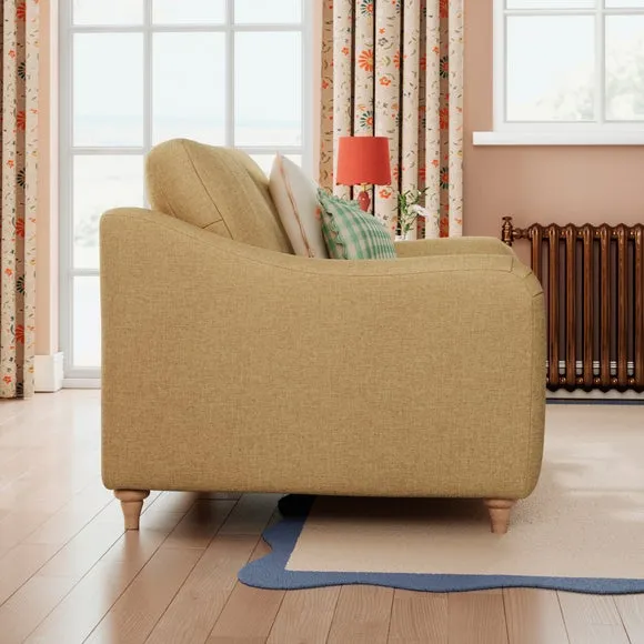 Hattie Slub Faux Linen Snuggle Sofa 3
