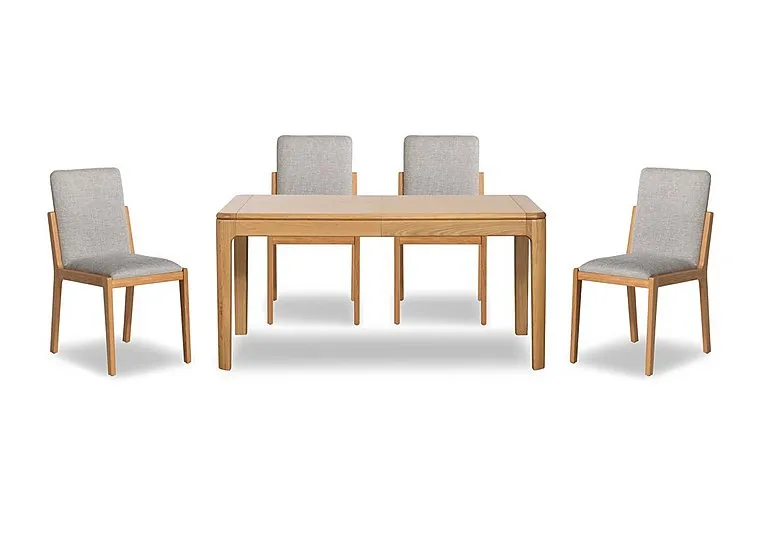 Maddison Extending Dining Table with 4 Chairs
