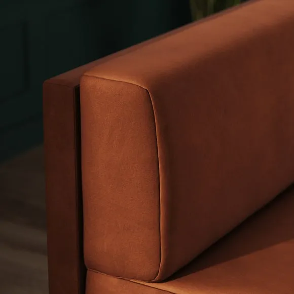 Mae Long Dining Bench, Matte Plush Velvet 3
