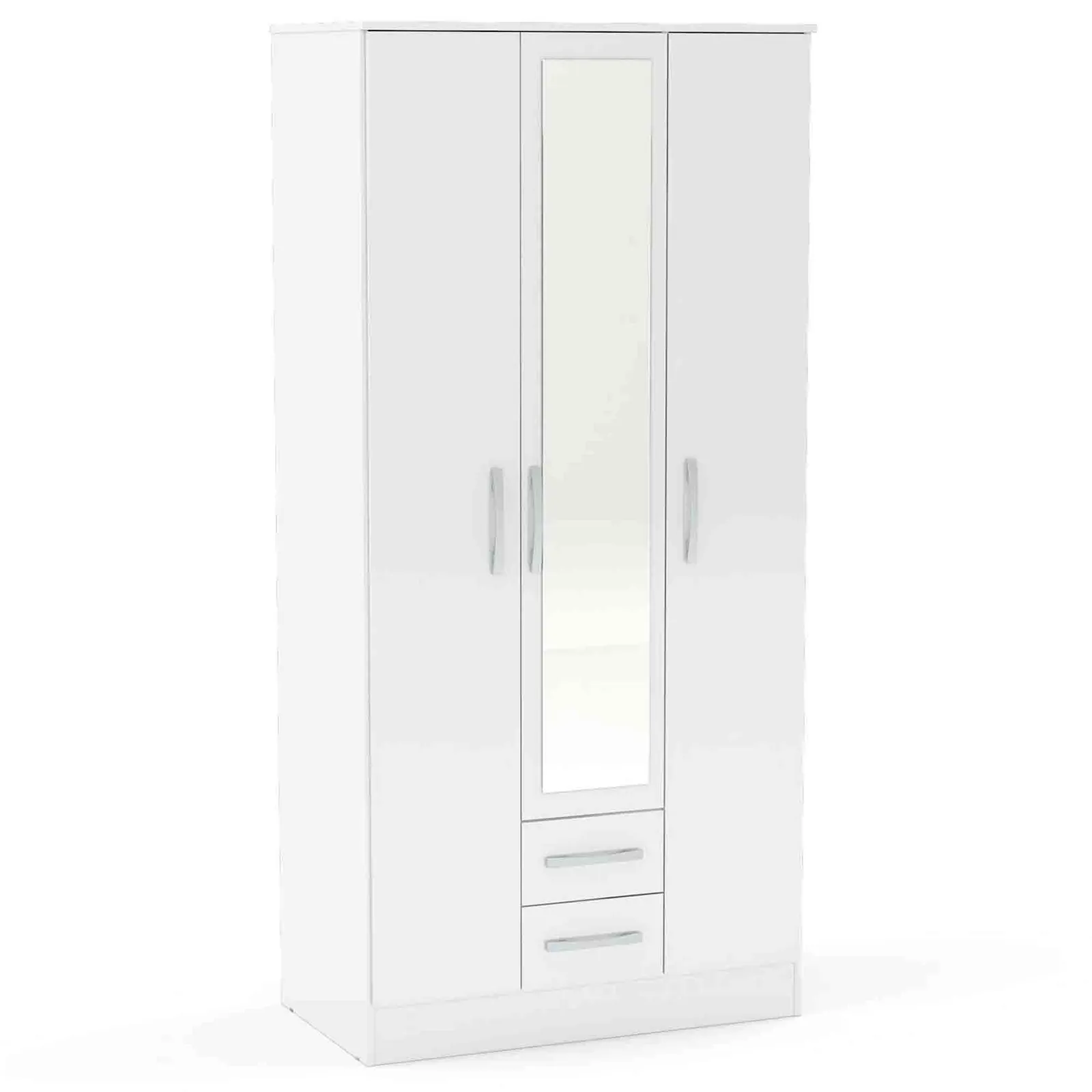 Lynx Triple Wardrobe, Mirrored 1