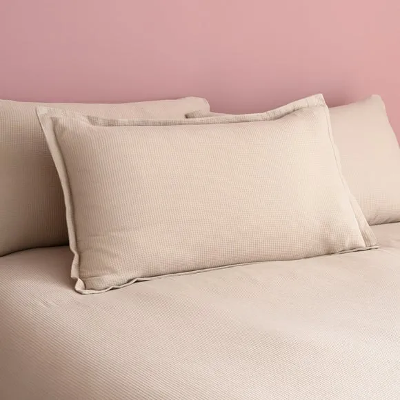 Newston Waffle Polycotton Oxford Pillowcase