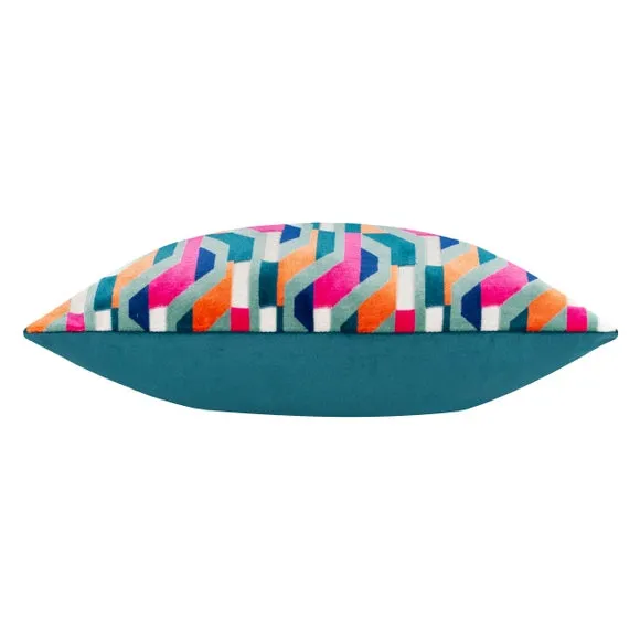 Furn. Metro Prism Velvet Square Cushion 4
