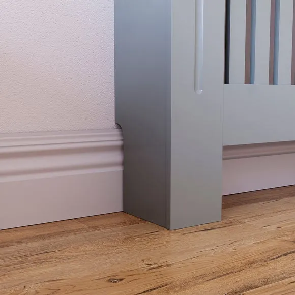 Return - Vida Designs Chelsea Radiator Cover, Grey Large 5