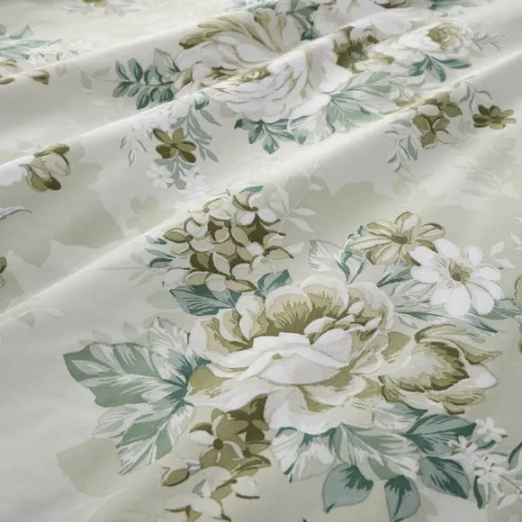Darla Floral 100% Cotton Duvet Cover & Pillowcase Set 4