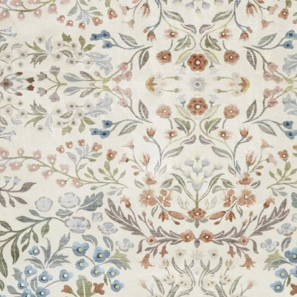 Concept Looms Liberty Botanical Scalloped Washable Rug 2