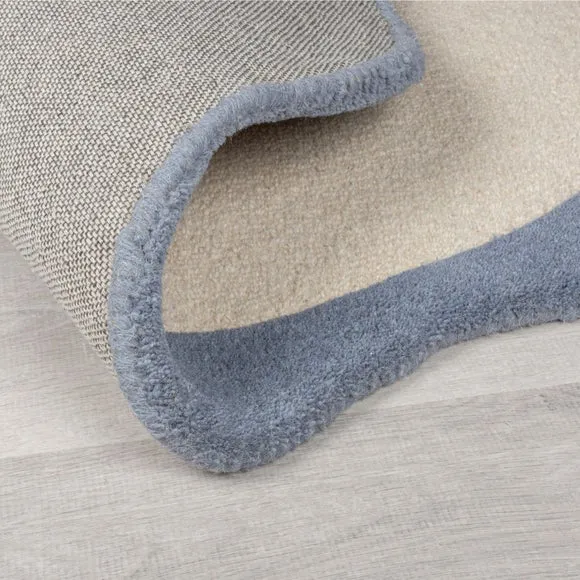 Bonnie Scallop Border Wool Round Rug 3