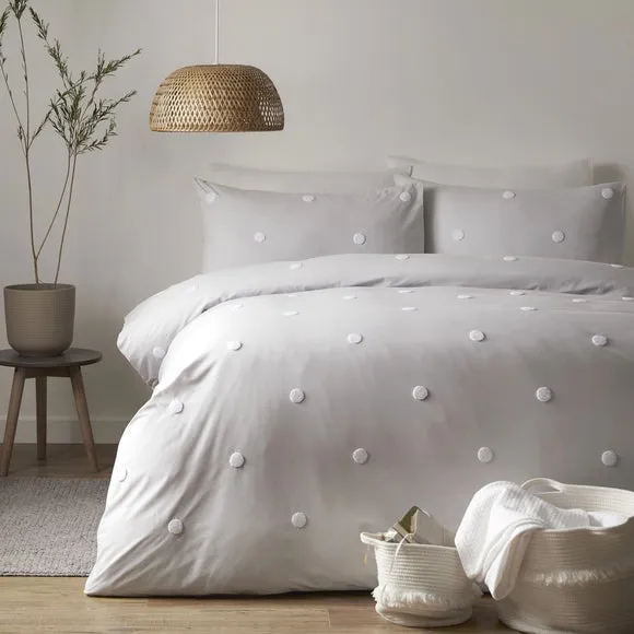 Appletree Dot 100% Cotton Duvet Cover and Pillowcase Set 1