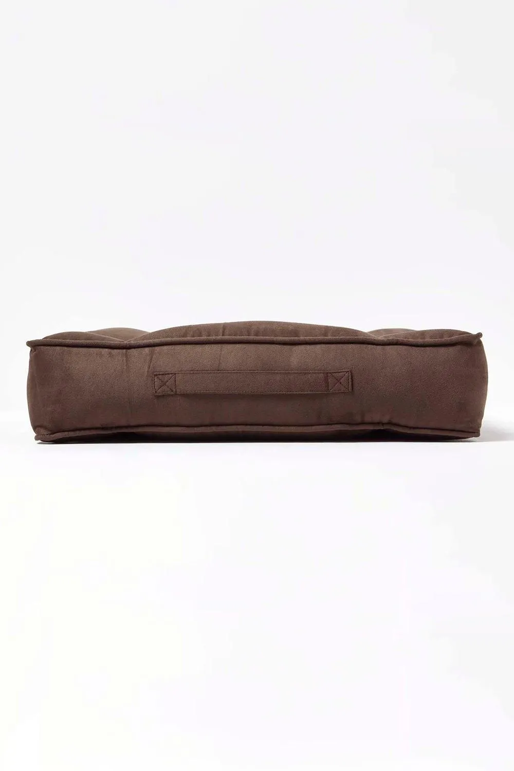 Homescapes Faux Suede Coccyx Cushion in Brown 5
