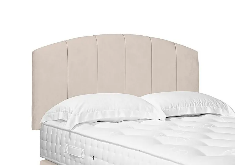 Artisan Collection Bow Standard Strutted Headboard - Single - Sandstone Pearl