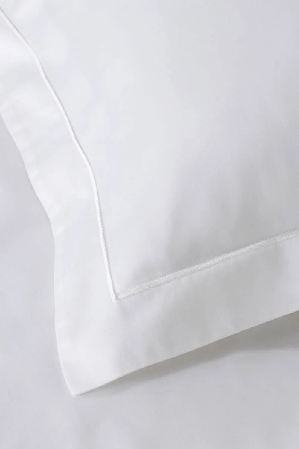 Soak&Sleep 600TC Egyptian Cotton Oxford Pillowcase Pair in White 3