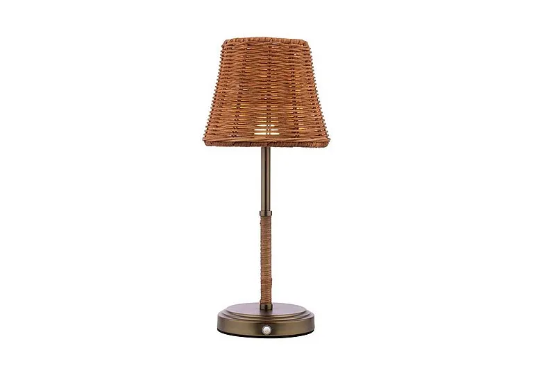 Elcot Rechargeable Rattan LED Table Lamp