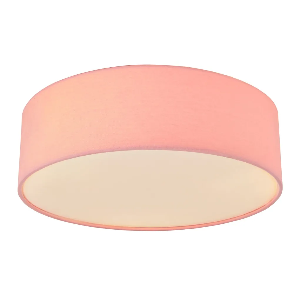 Glow Flush Ceiling Light, Pink 1