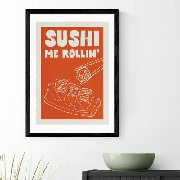 East End Prints Sushi Me Rollin Print 1