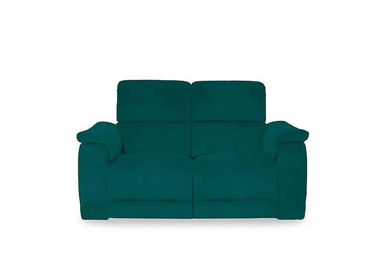 Genius Fabric 2 Seater Power Recliner Sofa with Power Headrests - Opulence Teal