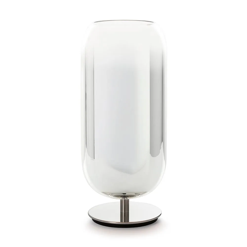 Artemide Gople Table Lamp Silver & Chrome 2