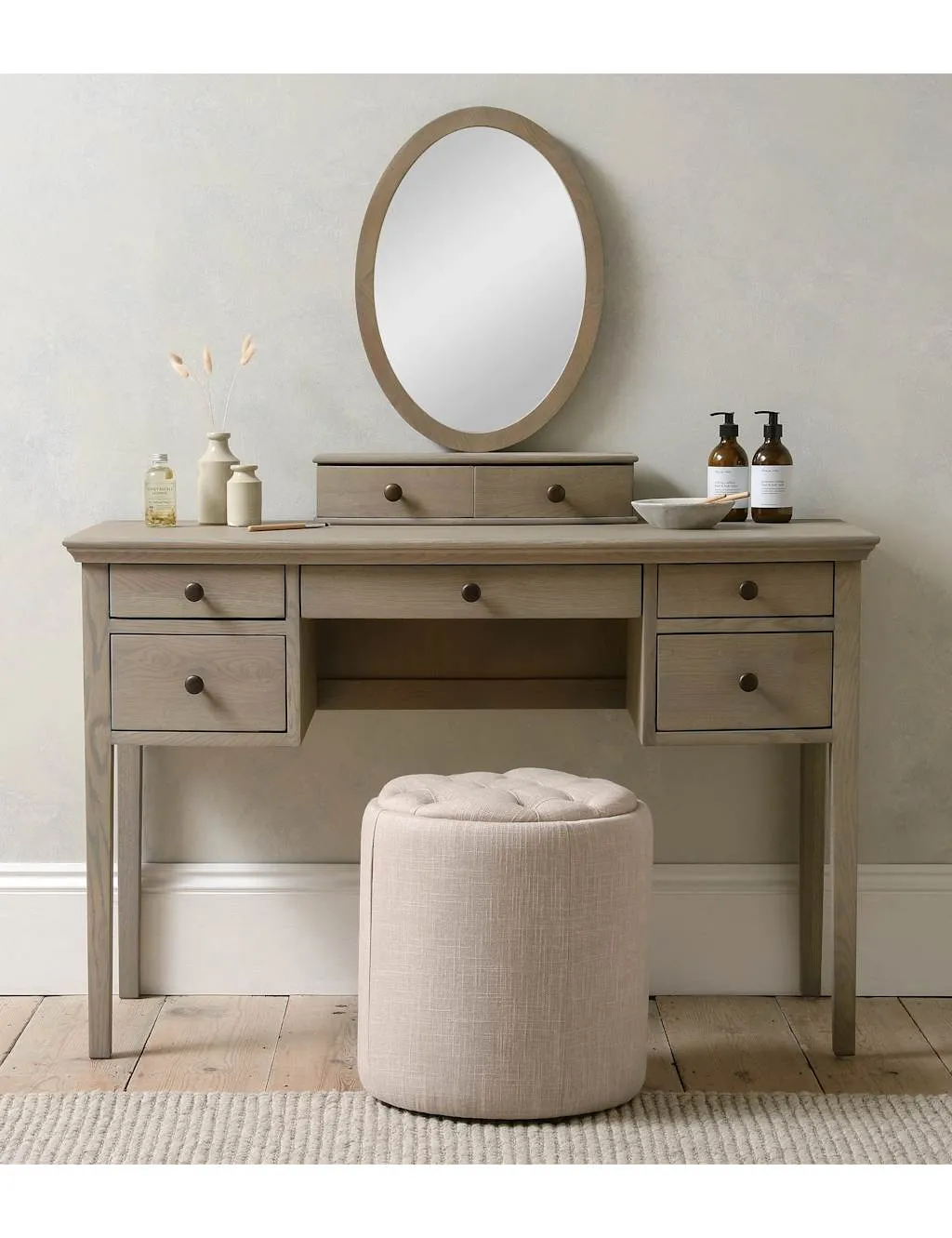 Cotswold Company Winchcombe Dressing Table Dark Brown