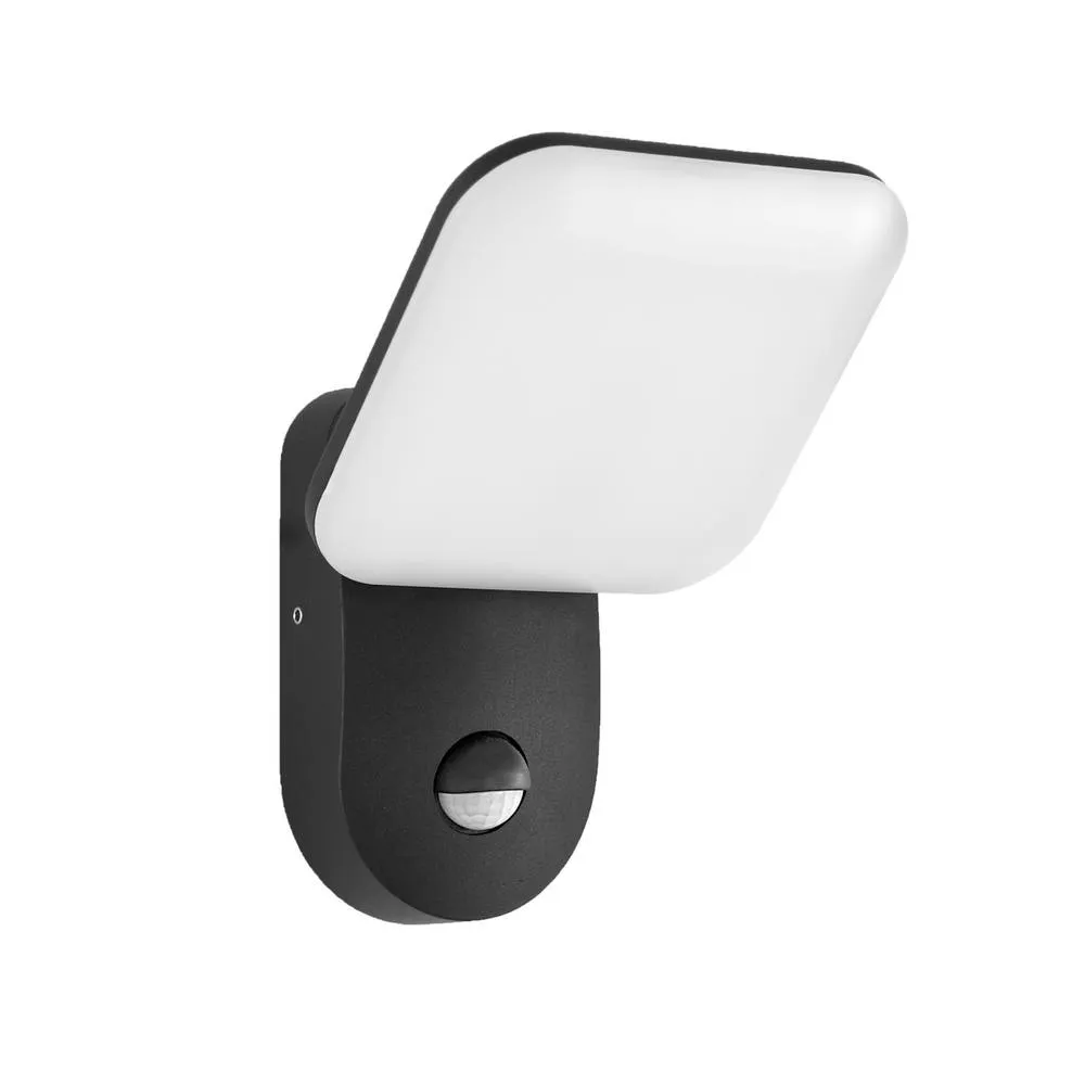 Netlighting Nammi D sensor Outdoor Wall Down Lamp Black 3000K Warm White IP54