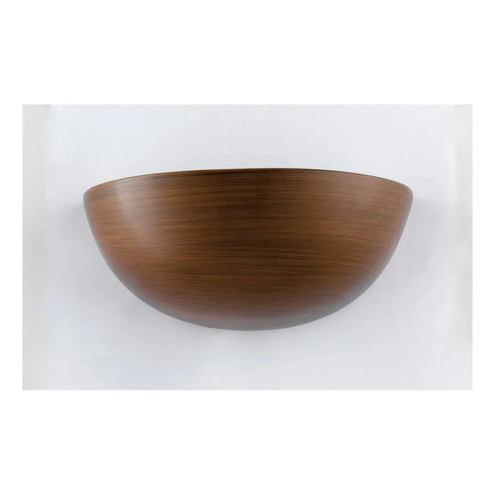 Netlighting MORITZ Wall Uplight Walnuts 25x12.5x12.5cm in Brown