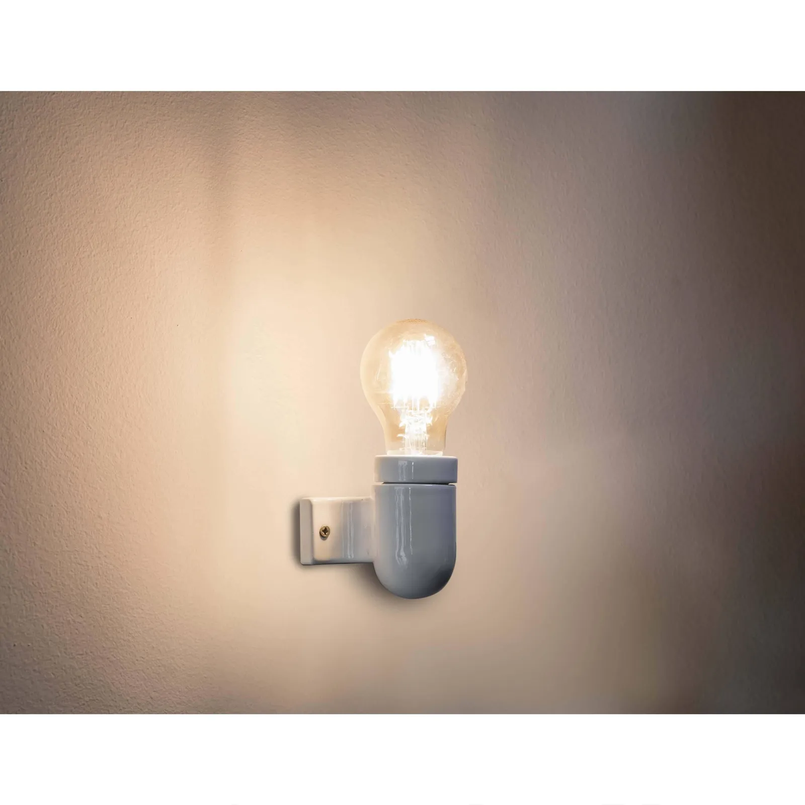 Netlighting Sera Globe Wall Lamp White 1 Light E27 2
