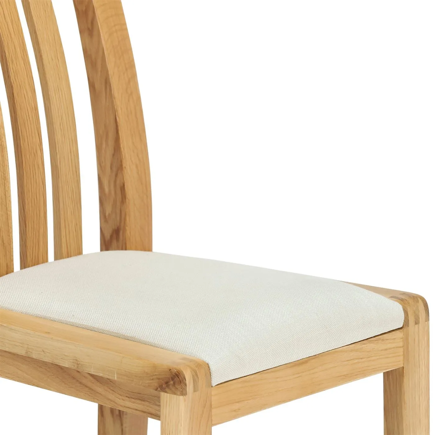 Ercol Bosco Dining Chair, Neutral Fabric | Barker & Stonehouse 6