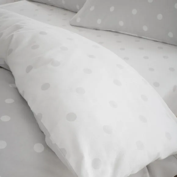 Catherine Lansfield Polka Dot 100% Brushed Cotton Fitted Sheet 2