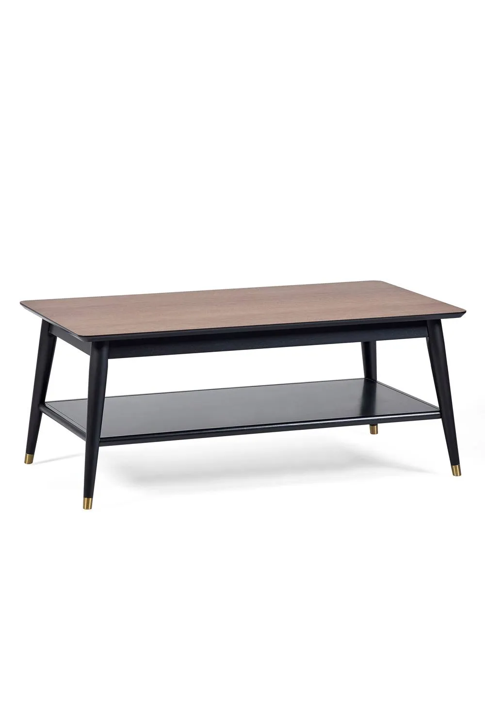 Julian Bowen Findlay Rectangular Coffee Table with Shelf in Walnut 2