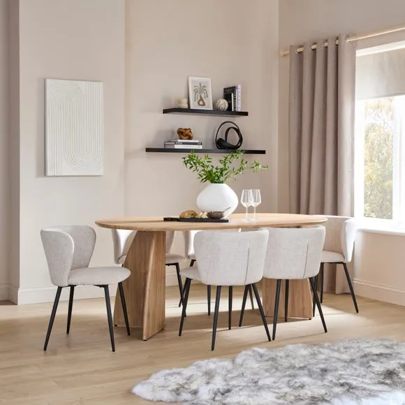 Mandy Linen Dining Chair 2