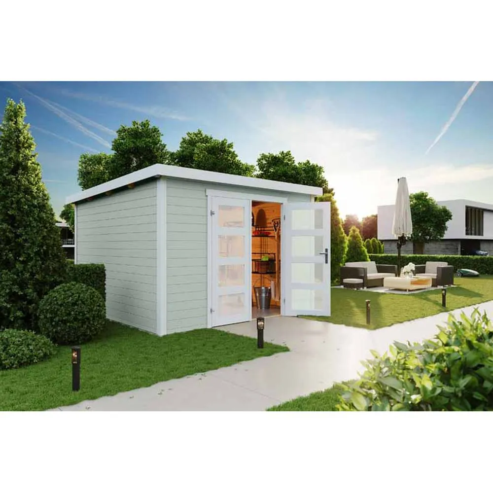 Lasita Maja Ltd Zambezi 6-Log Cabin, Garden Room, Home Office - L320xW274.7xH210.9 cm in Brown 5