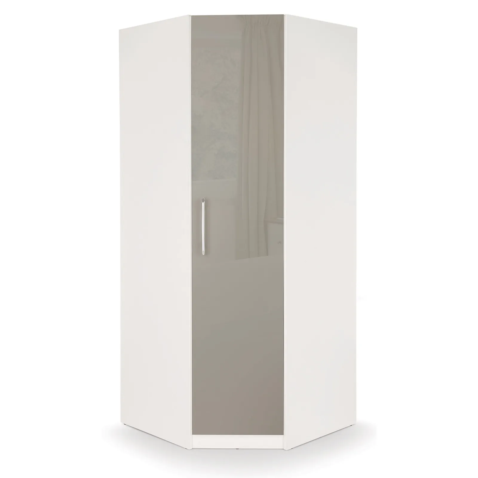 Bayswater Corner Wardrobe Grey