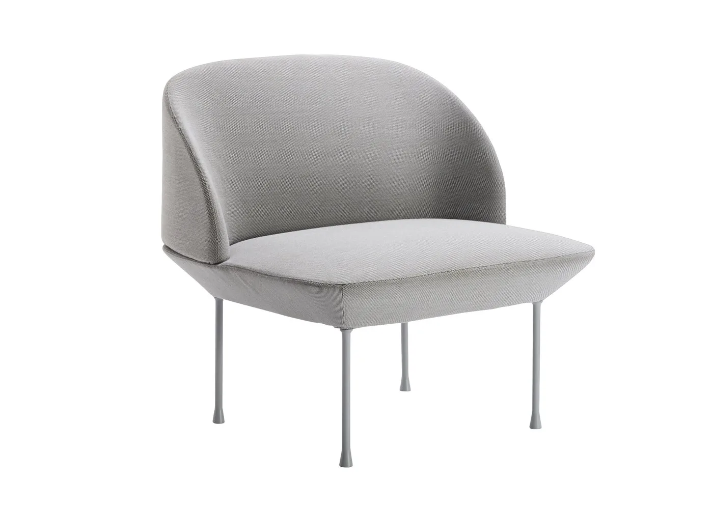 Muuto Oslo Lounge Chair Steelcut 160 Grey